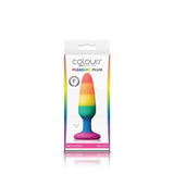 Colours Pride Edition Pleasure Plug Small Rainbow Intimates Adult Boutique