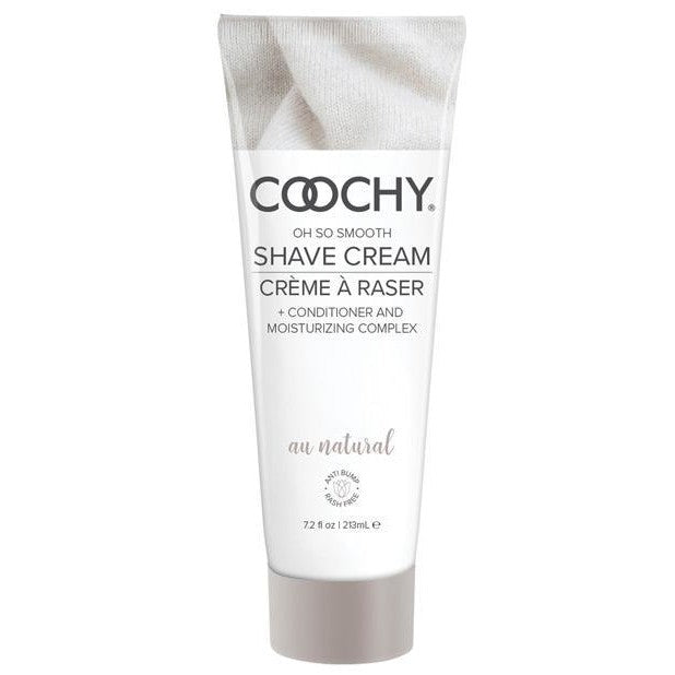 Coochy Shave Cream Au Natural 7.2 Oz Intimates Adult Boutique