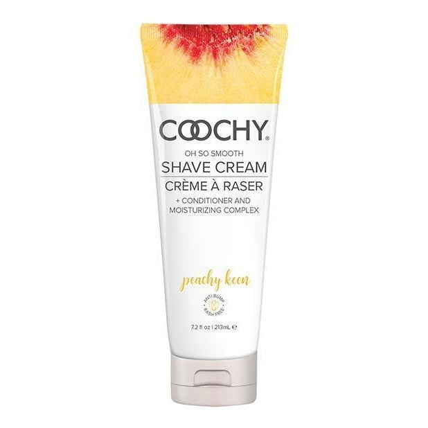 Coochy Shave Cream Peachy Keen 7.2 Fl Oz Intimates Adult Boutique