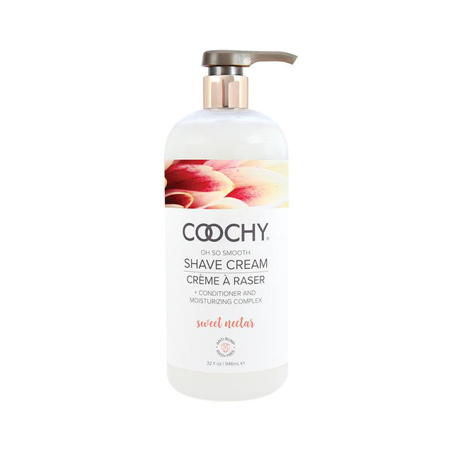 Coochy Shave Cream Sweet Nectar 32 Oz Intimates Adult Boutique