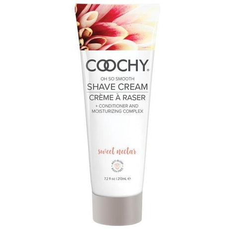 Coochy Shave Cream Sweet Nectar 7.2 Oz Intimates Adult Boutique