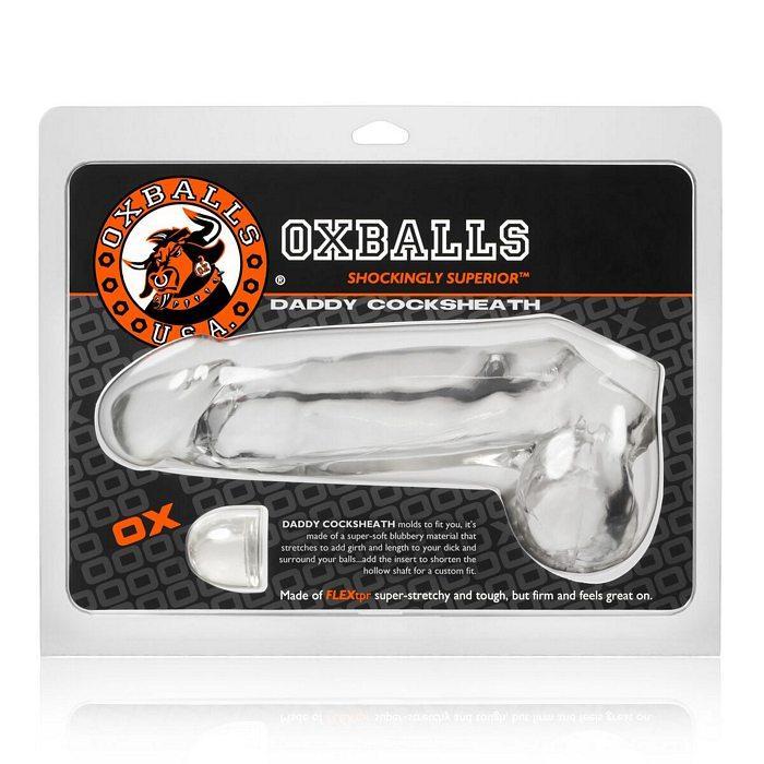 Daddy Cocksheath W-balls Oxballs Clear Intimates Adult Boutique