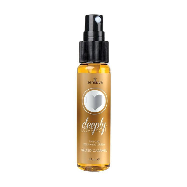 Deeply Love You Salted Caramel Throat Relaxing Spray 1 Oz Intimates Adult Boutique