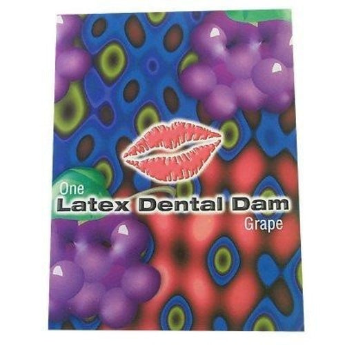 Dental Dam Grape Line One Condoms Condoms