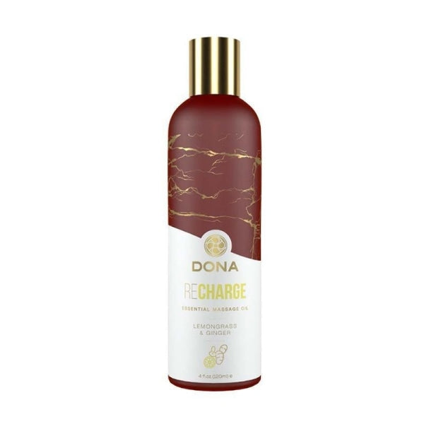 Dona Essential Massage Oil Recharge- Lemongrass & Ginger Intimates Adult Boutique