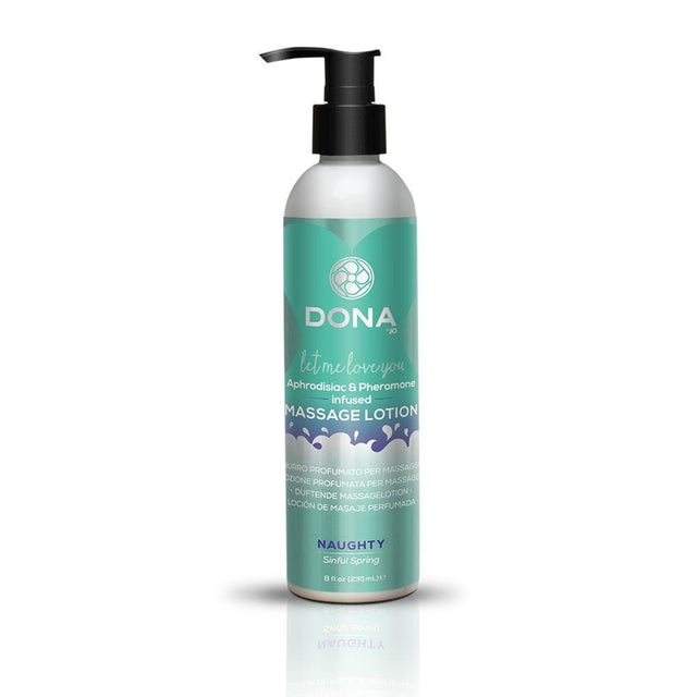 Dona Massage Lotion Naught Sinful Spring 8 Oz(out End May Intimates Adult Boutique