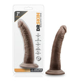 Dr Skin 7 Cock W Suction Cup Chocolate Intimates Adult Boutique