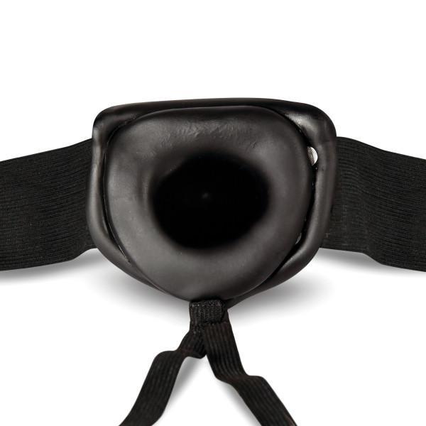 Dr. Skin 7in Hollow Strap On Black Blush Novelties Sextoys for Men