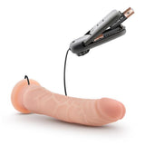 Dr. Skin 8.5 Vibrating Realistic Cock W-suction Cup Vanilla Intimates Adult Boutique