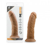 Dr. Skin 8in Cock W- Suction Cup Mocha Intimates Adult Boutique