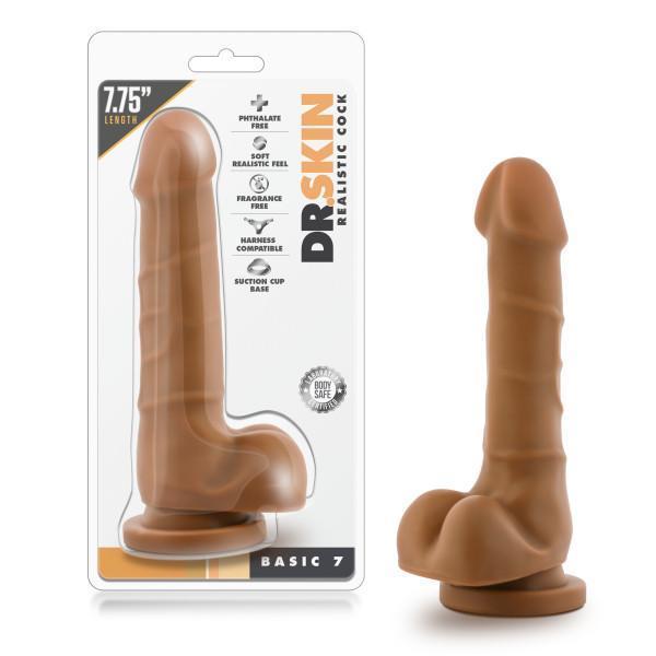 Dr Skin Basic 7in Mocha Blush Novelties Dildos