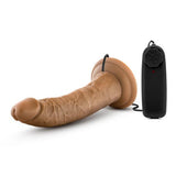 Dr. Skin Dr. Dave 7in Mocha Vibrating Cock W- Suction Cup Intimates Adult Boutique
