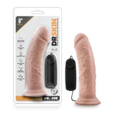 Dr. Skin Dr. Joe 8in Vibrating Cock W- Suction Cup Vanilla Intimates Adult Boutique