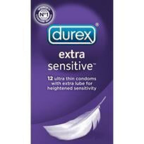 Durex Extra Sensitive 12 Pack Intimates Adult Boutique