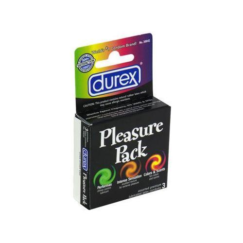 Durex Pleasure Pack 3pk Paradise Products Condoms