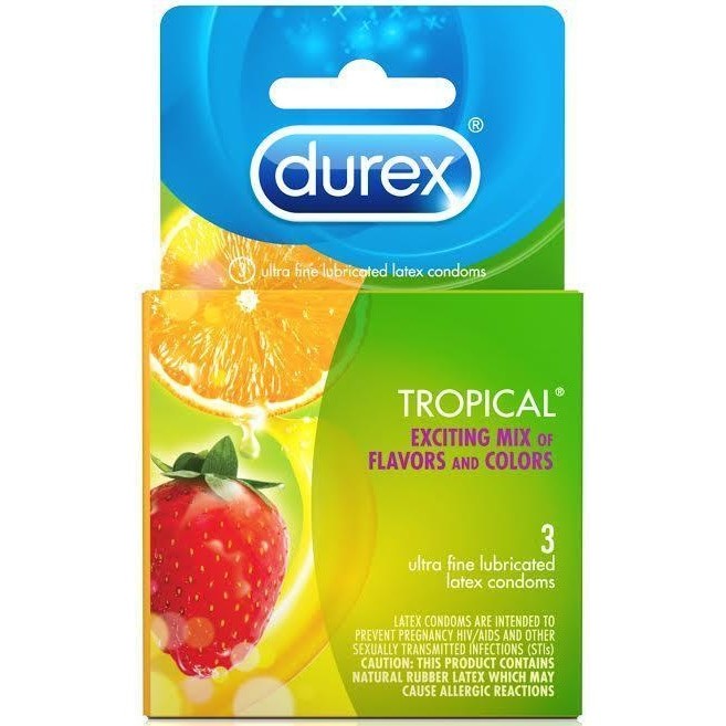 Durex Tropical 3 Pack Intimates Adult Boutique