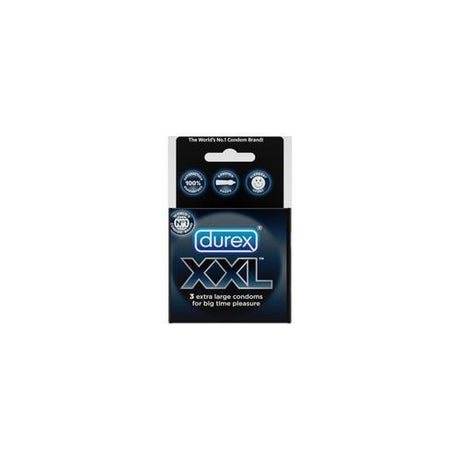 Durex Xxl Lubricated-3pk Intimates Adult Boutique