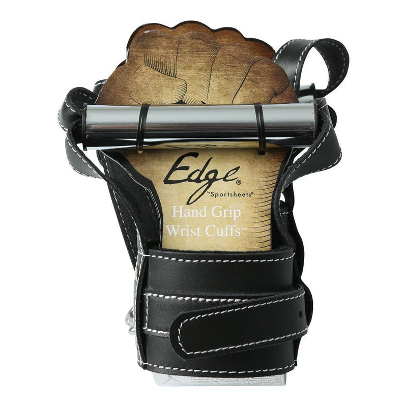 Edge Leather Hand Grip Wrist Cuffs Sport Sheets Fetish