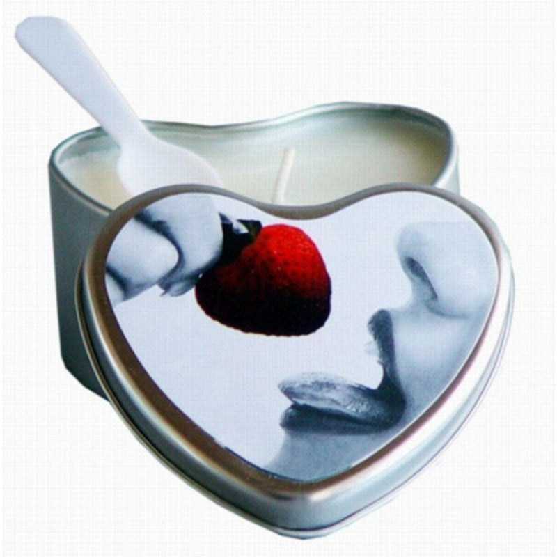 Edible Candle Strawberry 4 Oz Earthly Body Valentines Day