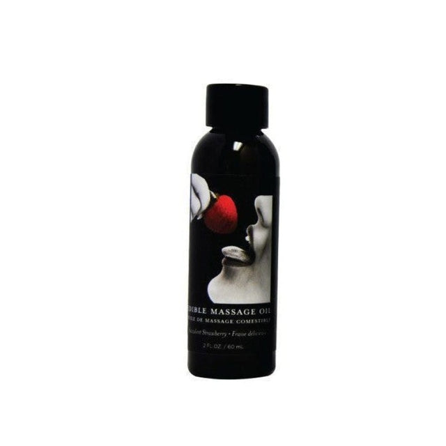 Edible Massage Oil Strawberry 2 Oz Intimates Adult Boutique