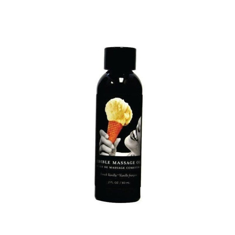 Edible Massage Oil Vanilla 2 Oz Earthly Body Bath & Body