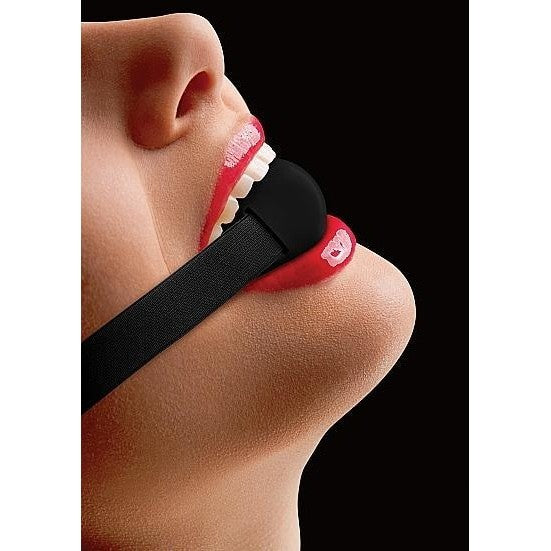 Elastic Ball Gag Black Intimates Adult Boutique