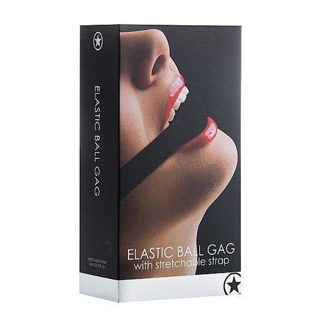 Elastic Ball Gag Black Intimates Adult Boutique
