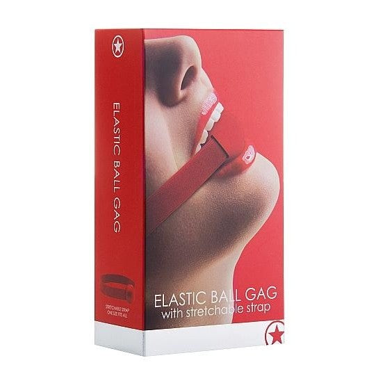 Elastic Ball Gag Red Intimates Adult Boutique