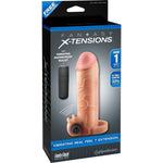Fantasy X-tensions Vibrating Reel Feel 1in Extension F Pipedream Products Sextoys for Men