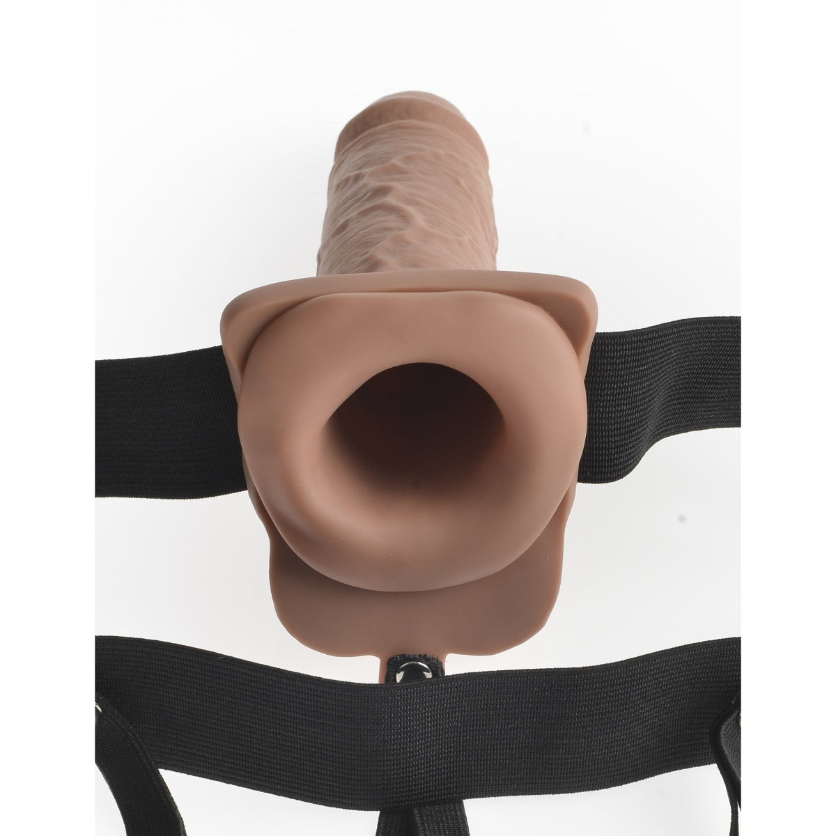 Fetish Fantasy 7 In Hollow Rechargeable Strap-on Remote Tan Intimates Adult Boutique