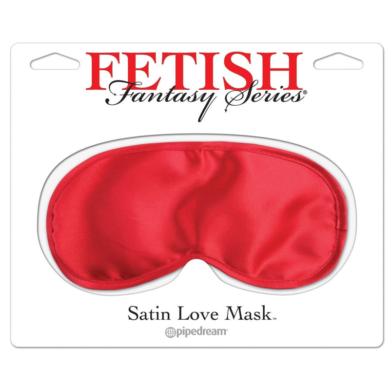 Fetish Fantasy Love Mask-red Satin Pipedream Products Valentines Day