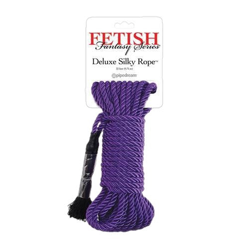 Fetish Fantasy Series Deluxe Silk Rope Purple Intimates Adult Boutique