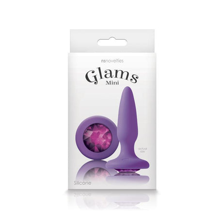 Glams Mini Purple Gem Butt Plug Intimates Adult Boutique