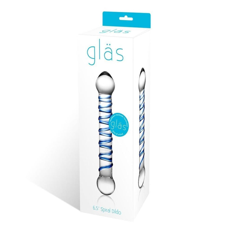 Glas 6.5 Spiral Dildo " Electric / Hustler Lingerie Dildos