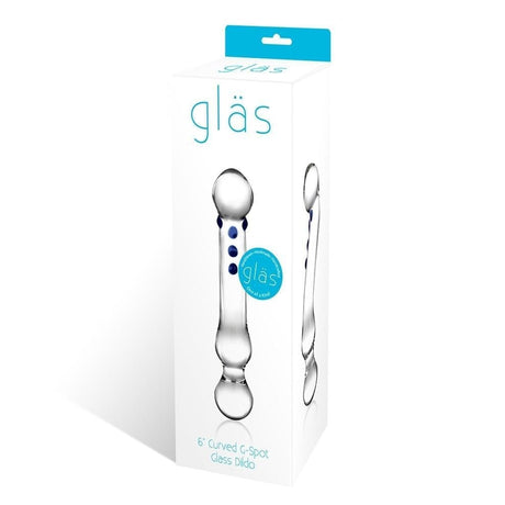 Glas 6 Curved G-spot Glass Dildo Intimates Adult Boutique