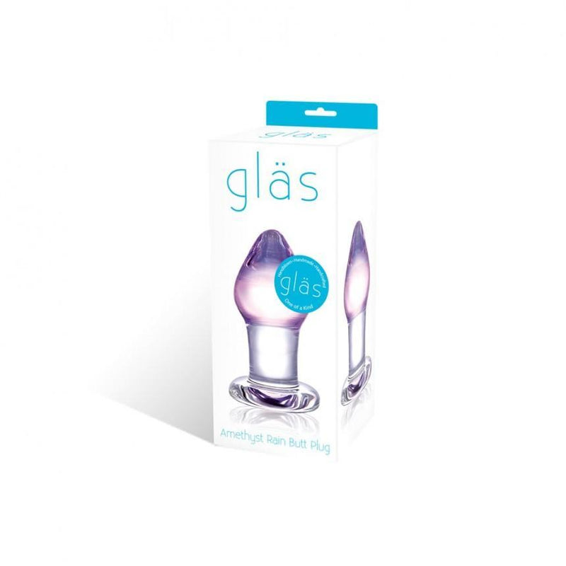 Glas Amethyst Rain Butt Plug Electric / Hustler Lingerie Anal Toys