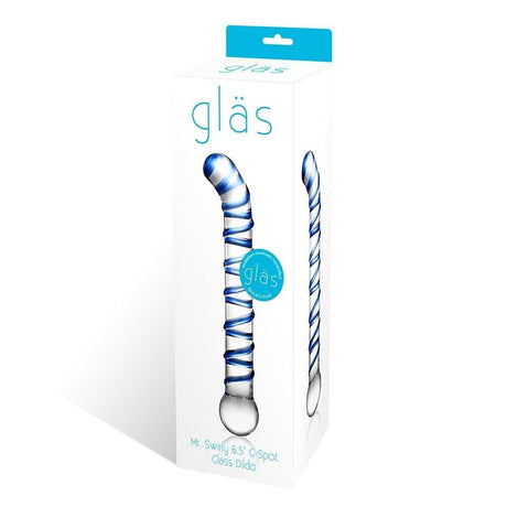 Glas Mr. Swirly 6.5 G-spot Glass Dildo Intimates Adult Boutique