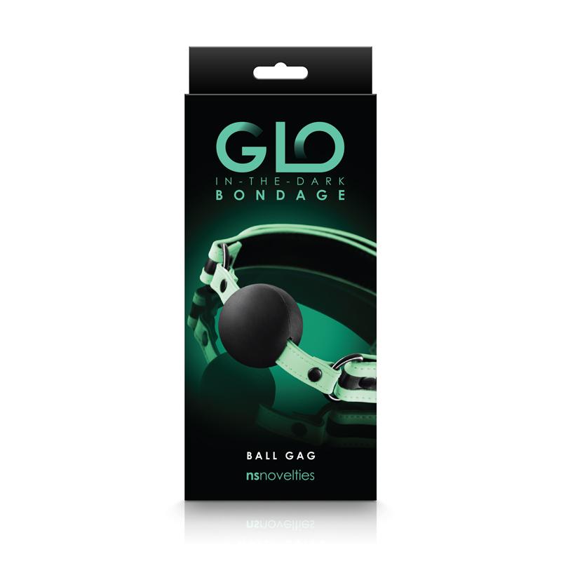 Glo Bondage Ball Gag Green Intimates Adult Boutique