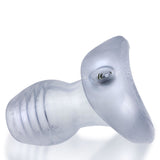 Glowhole-2 Buttplug W- Led Insert Large Clear Frost Intimates Adult Boutique