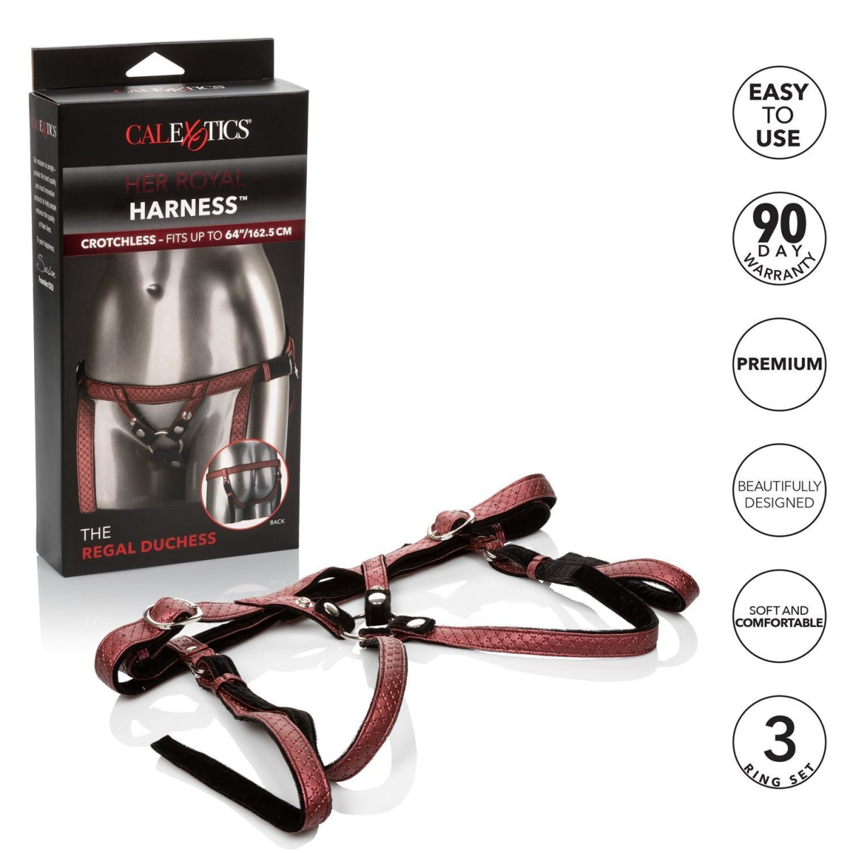 Duchess Red Her Royal Harness - Couples Sex Toy | Best Deals & Reviews Intimates Adult Boutique