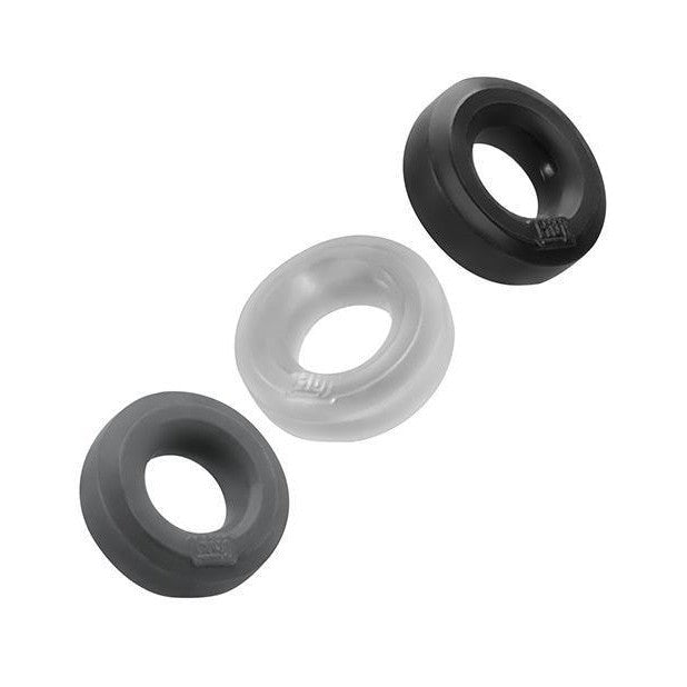Hunkyjunk Huj C-ring 3pk Tar- Multi (net)(out July) OXBALLS Sextoys for Men