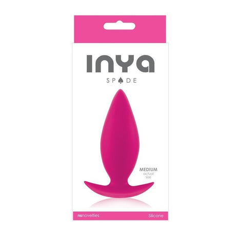 Inya Spades Medium Butt Plug Pink Intimates Adult Boutique