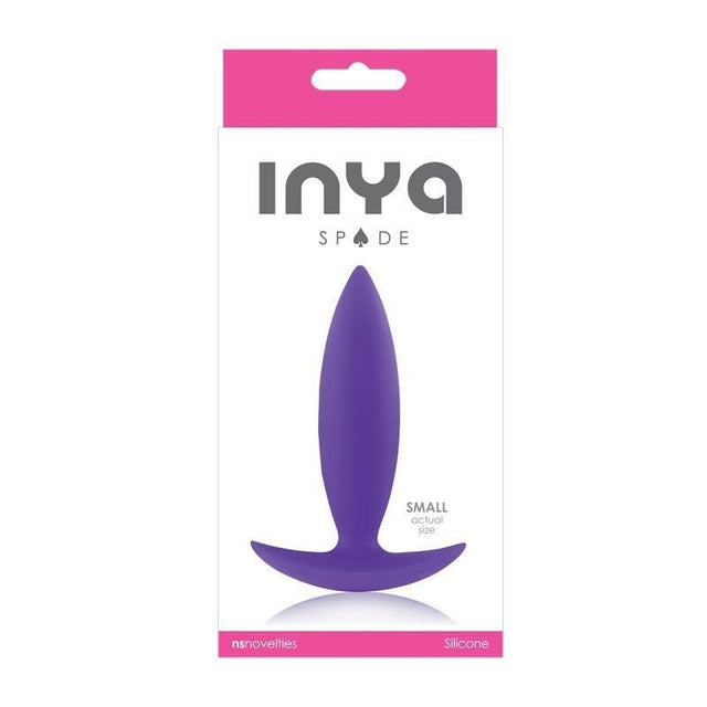 Inya Spades Small Butt Plug Purple Intimates Adult Boutique