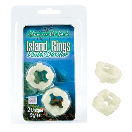 Island Rings Double Stackers- Glow Intimates Adult Boutique