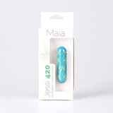 Jessi 420 10 Function Mini Rechargeable Bullet Emerald Intimates Adult Boutique