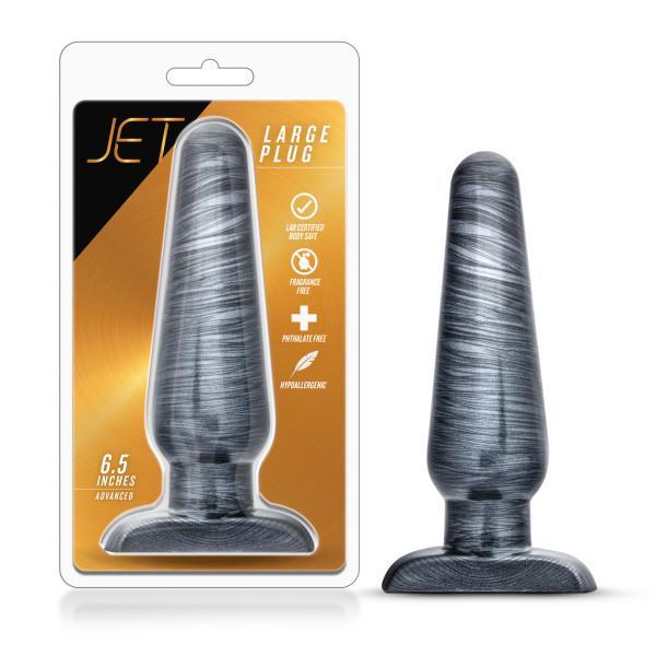 Jet Large Plug Carbon Metallic Black Intimates Adult Boutique