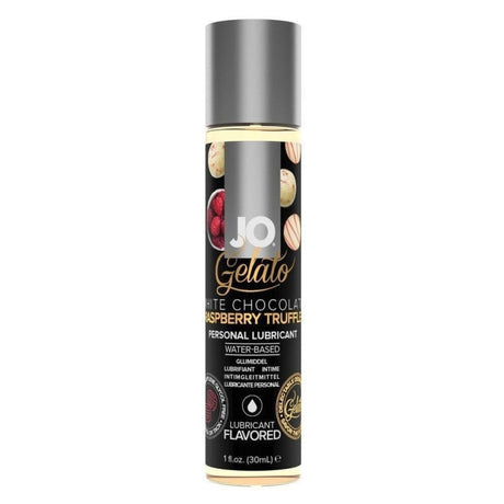 Jo Gelato White Chocolate Raspberry Truffle Water Based Lube 1 Oz(out End May) Intimates Adult Boutique