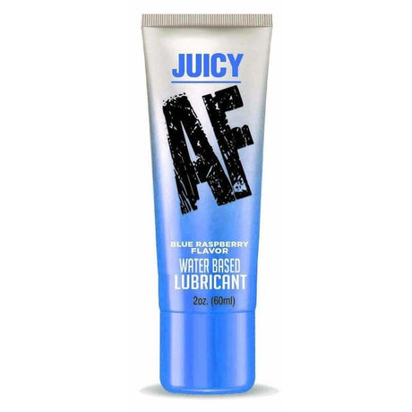Juicy Af Lube Blue Raspberry 2 Oz Intimates Adult Boutique