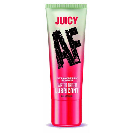 Juicy Af Lube Strawberry 4 Oz Intimates Adult Boutique