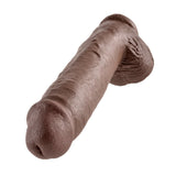 King Cock 11 In Cock W-balls Brown Intimates Adult Boutique